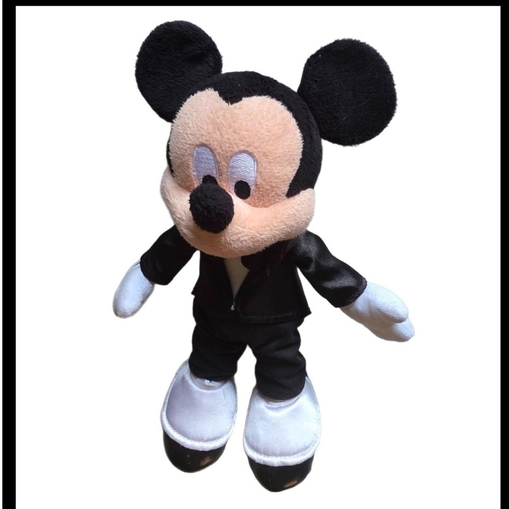 Disney Mickey Mouse Plush Dressed in Tuxedo Formal Wear Stuffed Animal Toy 12 in